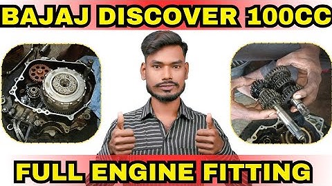 BAJAJ DISCOVER 100 FULL ENGINE FITTING | bajaj discover 100/125/150/ full engine fitting