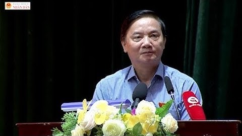 Phó Chủ tịch Quốc hội Nguyễn Khắc Định tiếp xúc cử tri tại huyện Kiến Xương, tỉnh Thái Bình