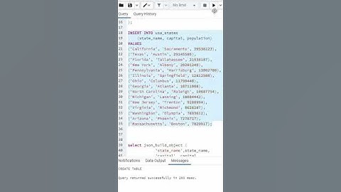 #14 JSON_build_object :  PostgreSQL - JSON Object Creation Made Simple -  Explained.  #Shorts