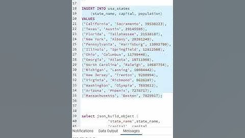 #14 JSON_build_object :  PostgreSQL - JSON Object Creation Made Simple -  Explained.  #Shorts