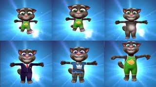 Happy Birthday Level 10 Vs Level 15 Vs Level 20 Vs Level 25 Vs Level 30 Vs Level 35 My Talking Tom 2