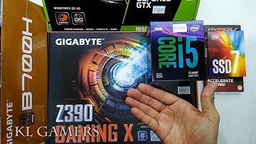 intel Core i5 9400F GIGABYTE Z390 GAMING X HYPER X intel SSD 7 GIGABYTE Windforce GTX 1650