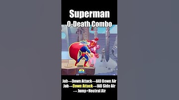 *Patched* Superman True 0-Death Combo Tutorial #multiversus #shorts #superman  #combo #gaming