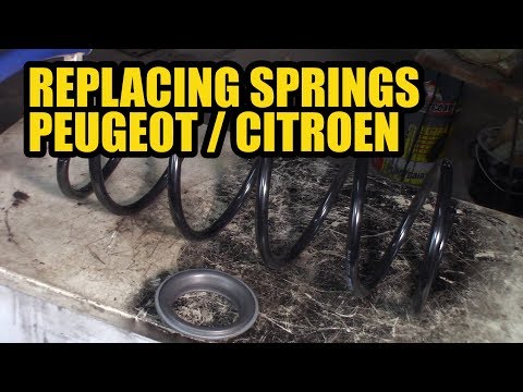 How to replace your springs/shocks on you Peugeot Citroen.