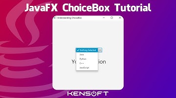 JavaFX ChoiceBox Tutorial For Beginners