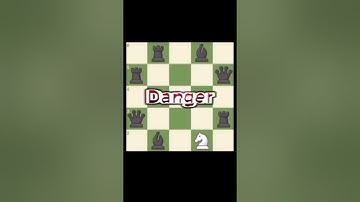 The POWER of  knight #chess #satranc #chessgame #checkmate #magnuscarlsen #chessmaster #trending