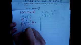 Math 1314 Inverse Functions Class Lecture Pt 2