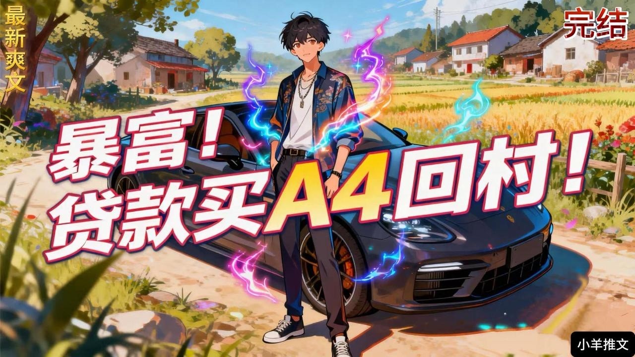 完结《暴富！贷款买A4回村！》陆远在申城挣扎两年，负债累累，母亲带着哭腔的电话将他最后一点尊严击碎，一个冰冷的系统随之绑定：【心潮兑换系统启动】！#小说  #推文  #重生 #爽文 #有聲