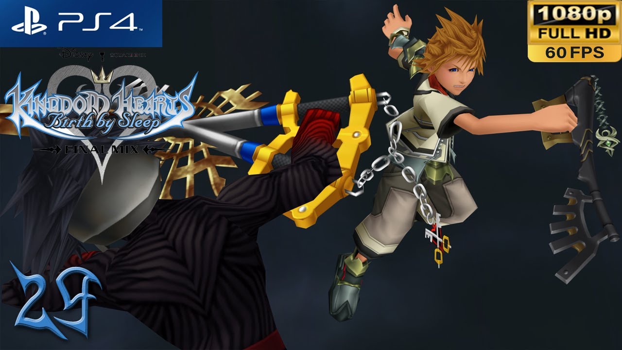 [PS4 1080p 60fps] Kingdom Hearts Birth by Sleep Walkthrough 29 Keyblade Graveyard (Ventus)