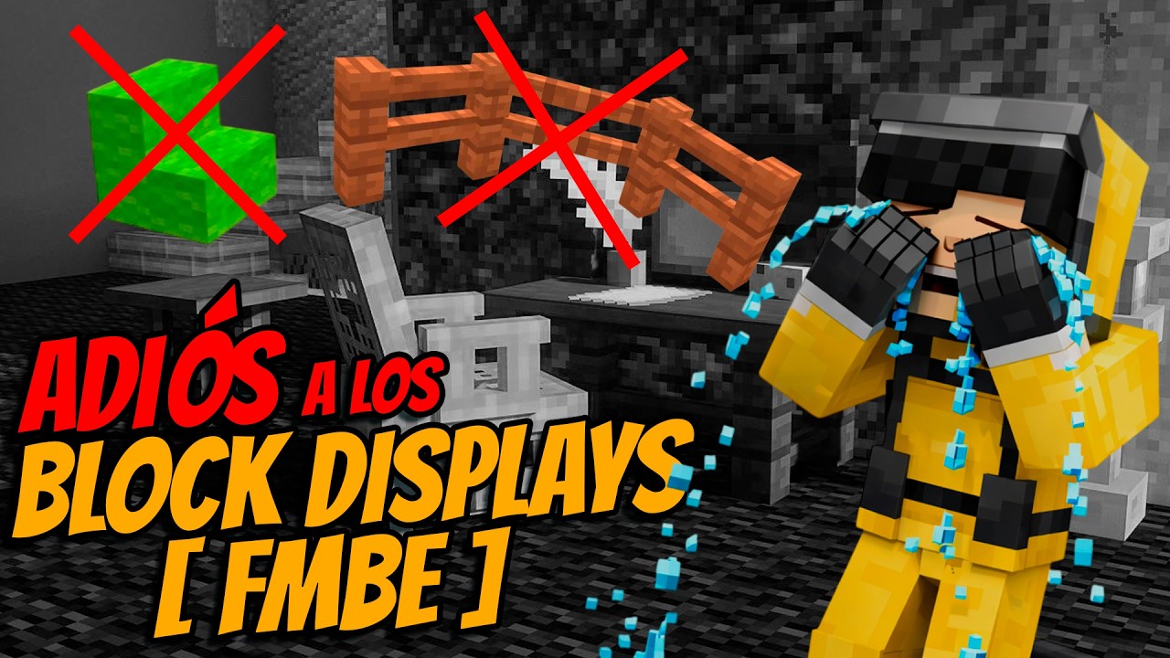 ADIÓS a los BLOCK DISPLAYS (FMBE) en MINECRAFT BEDROCK - YouTube