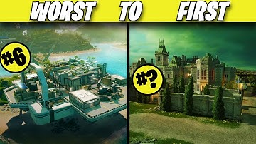 🗺️Ranking ALL The Siege X Ranked Maps From Worst TO BEST!🗺️