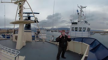 Flying Bridge - On Board the R/V Tiglax
