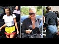 Khloe Kardashian Takes Her Bodacious Butt Out To Lunch With Kourtney & Corey