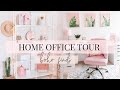 MODERN BOHO CHIC HOME OFFICE TOUR  | OFFICE TOUR