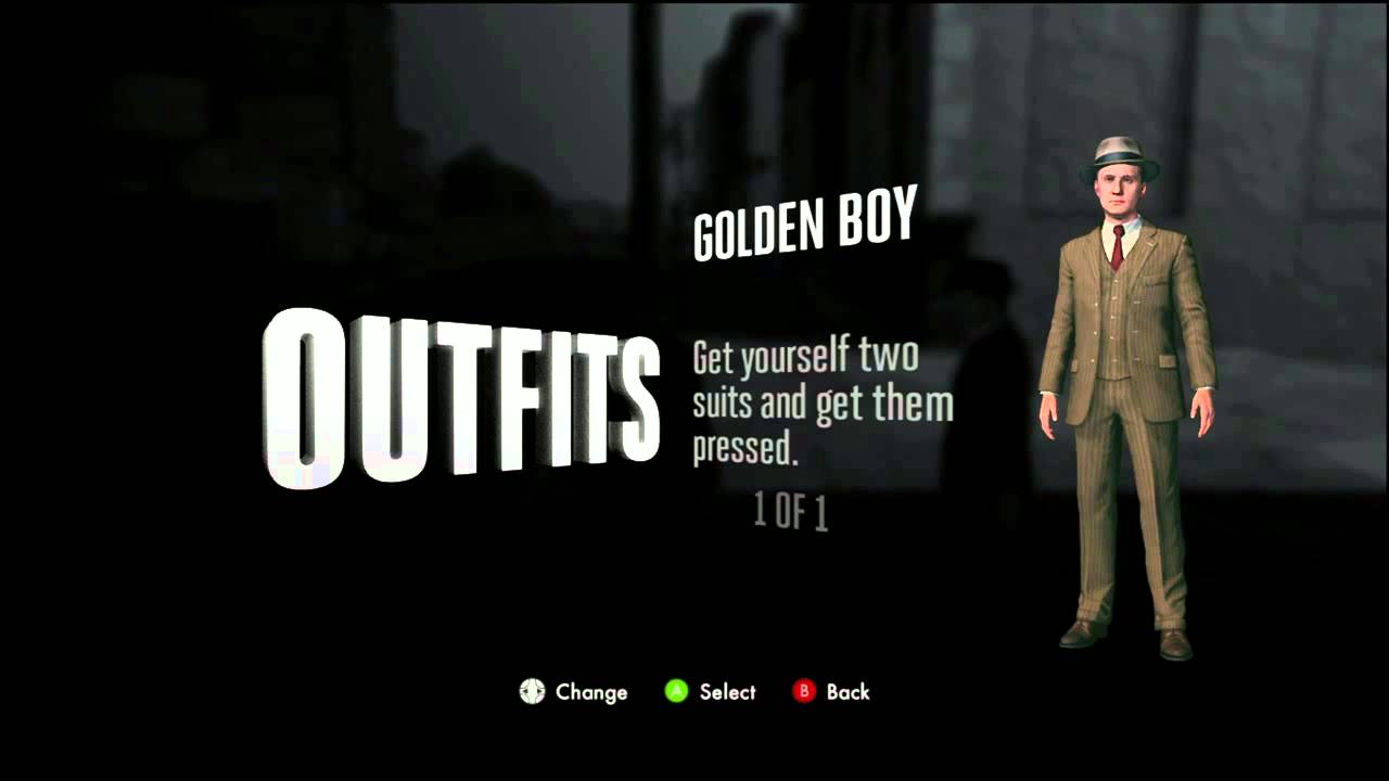 L.A. Noire Outfits YouTube