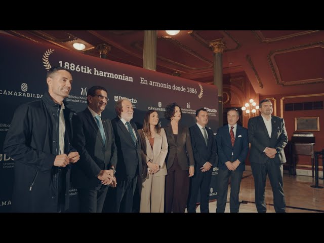 140 Aniversario Sociedad Coral de Bilbao, Cámarabilbao y Universidad de Deusto