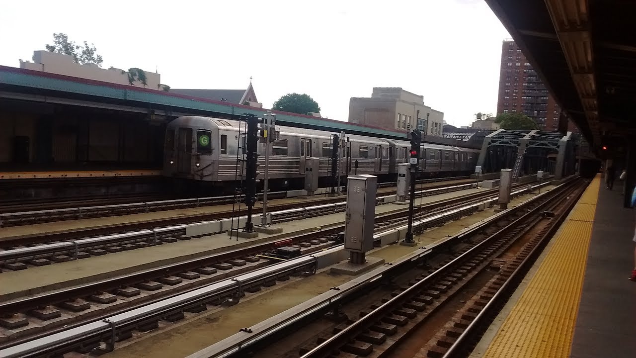 NYC Subway HD: Bedford Nostrand bound R68 G Train w/ Grinded Rail ...