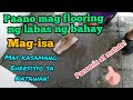 Paano mag flooring ng labas ng bahay mag isa/How to lay concrete outdoor alone