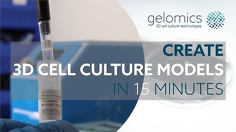 LunaGel™ Photocrosslinkable Extracellular Matrix (ECM) | Create 3D Cell Culture Models in 15 minutes