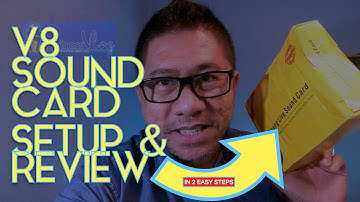 V8 SOUND CARD SETUP & REVIEW