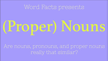 (Proper)Nouns