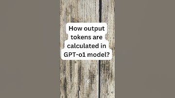 Output tokens are different in GPT-o1 #shorts #openai #chatgpt