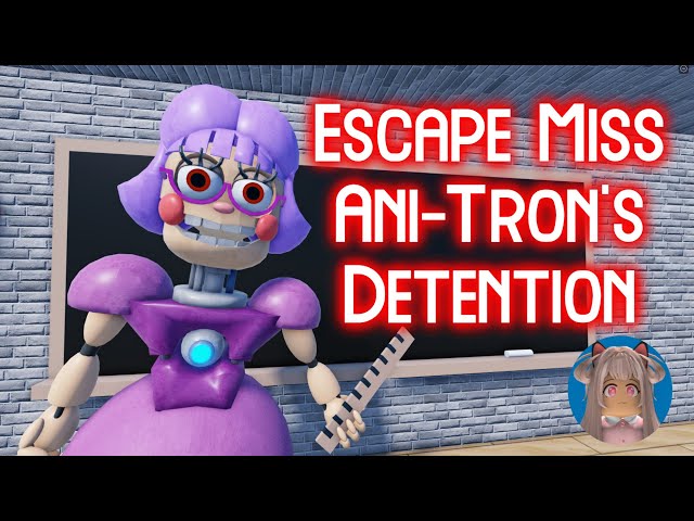 Escape Miss Ani-Tron's Detention! (SCARY OBBY) - Roblox Gameplay Walkthrough [UPDATED] No Death 4K class=