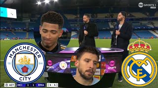 Man City vs Real Madrid 4-4(P:3-4) City OUT |Jude Bellingham & Thierry Henry Reaction pep guardiola