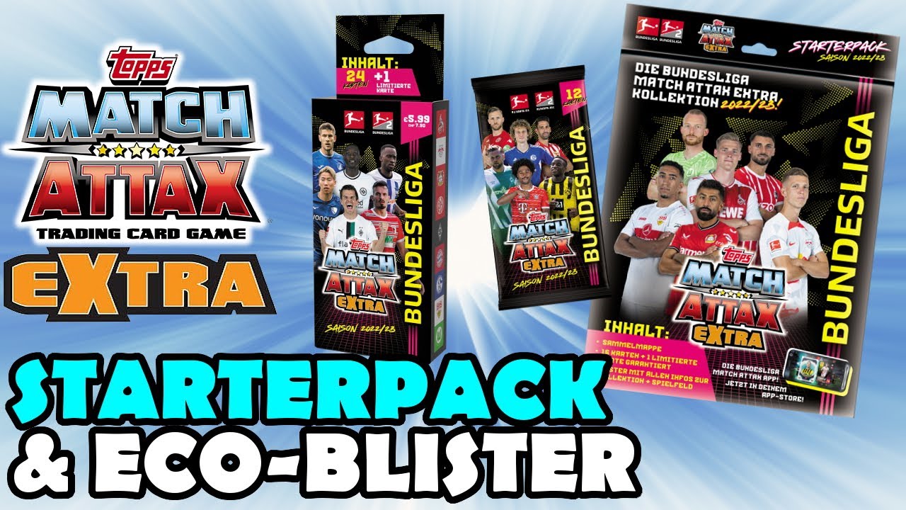 Topps Bundesliga Match Attax 2023/24 - Multipack de 30 Cards, Stickerpoint