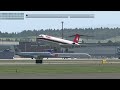 SWISSAIR MD 80 Landing AT ZURICH