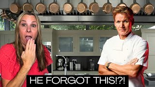 Interior Designer Breaks Down Gordon Ramsay’s INSANE Kitchen (Almost Perfect?)