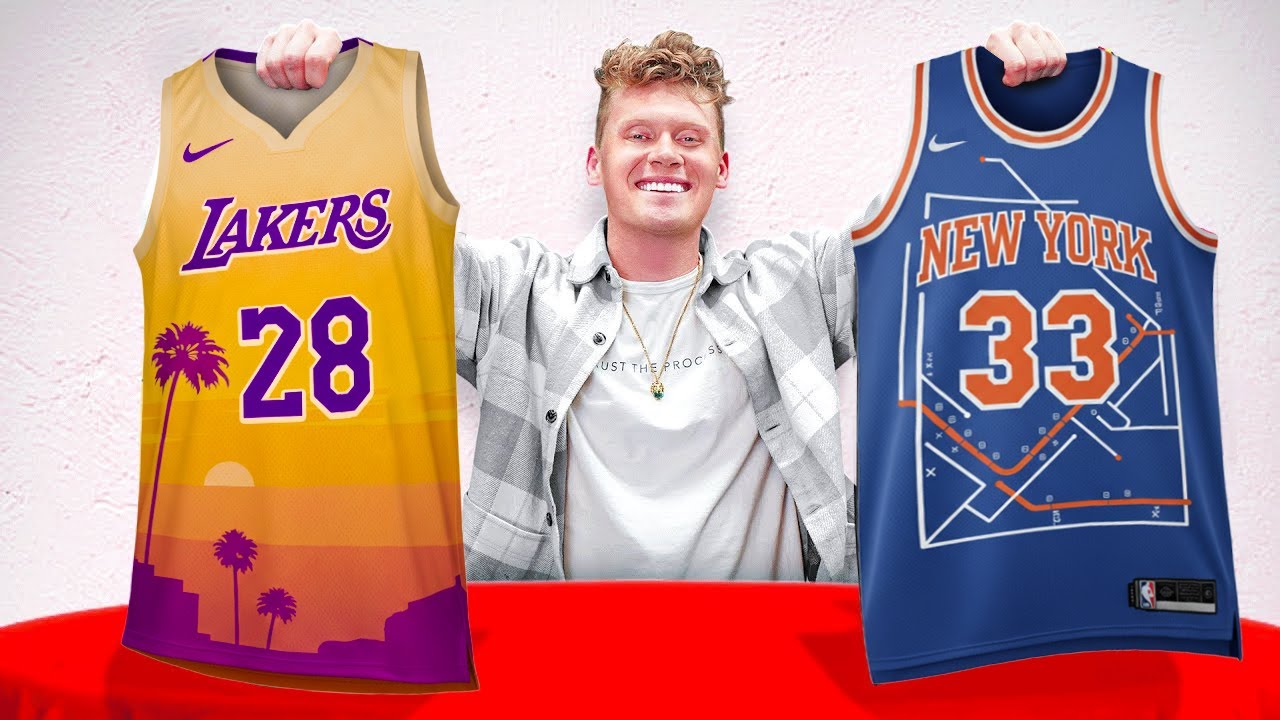 1 HOUR of Customizing NBA Jerseys!