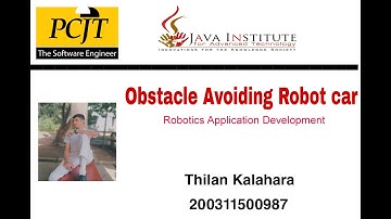 Obstacle Avoiding Robot Car / Java institute /PCJT Software Engineering