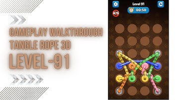 TANGLE ROPE 3D : LEVEL 91 WALKTHROUGH
