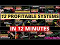 Which One is Right for You? 12 Complete & Profitable Trading Systems in 12 Minutes