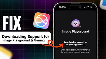 How to Fix Downloading Support for Image Playground & Genmoji on iPhone