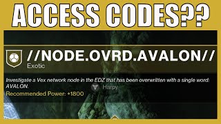 Complete The Access Code To Unlock AVALON Secret Exotic Mission Destiny 2 Lightfall