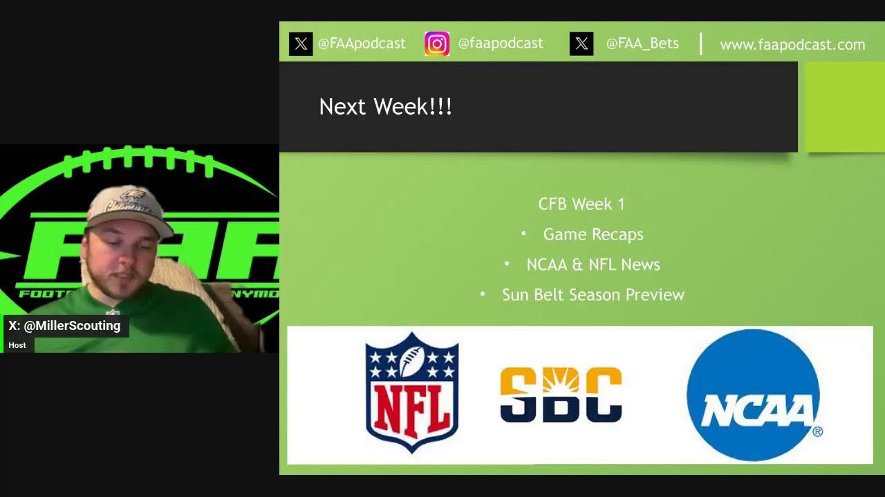 Football Friday E236 Pre-Season Week 3/Heisman & CFP/MWC Preview