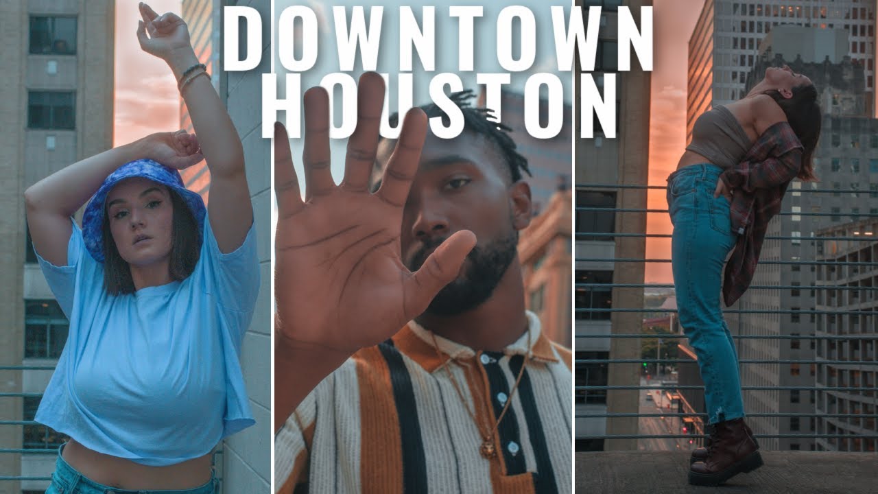 DOWNTOWN HOUSTON, TX PHOTOSHOOT | come explore & shoot w/ me 📸