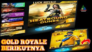 INFO KULGAR! GOLD ROYALE FF TERBARU BERIKUTNYA SETELAH HEATBOUND DUNES -Garena FreeFire