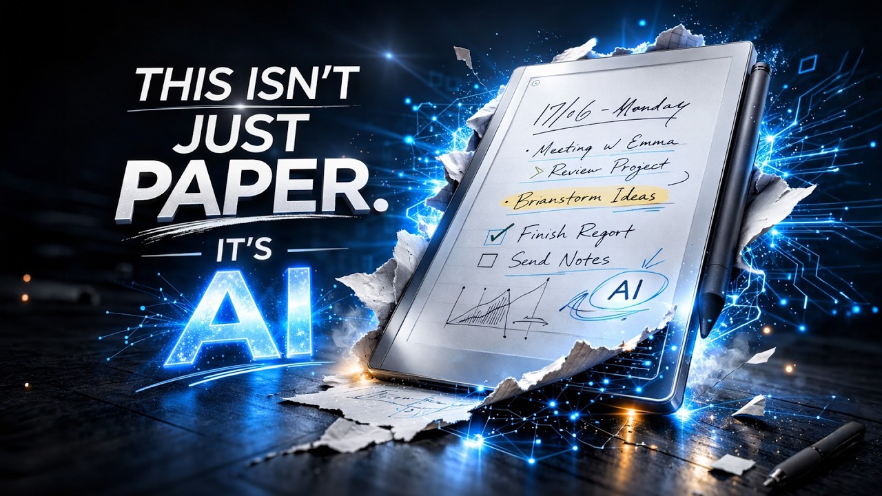 reMarkable Paper Pro Move + AI = The Smartest “Paper” (e-ink