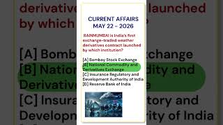 22 May 2026 Current Affairs MCQs 🔥 | Daily GK Questions & Answers | Latest Current Affairs Quiz #gk