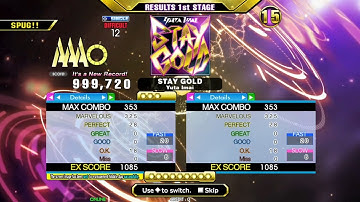 [DDR A3] STAY GOLD (DSP-12) 999,720 PFC