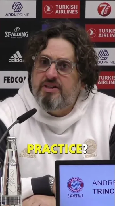 Trinchieri channeling his inner Iverson  #bayern #...