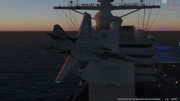 What is the F-14 doing?  Carrier Landing HD