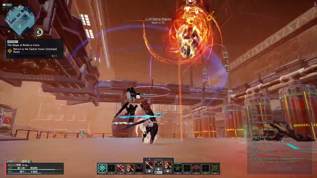 pso2ngs - double saber (really storm)