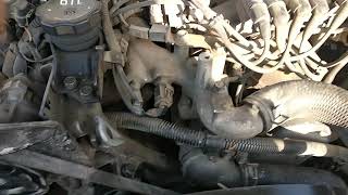 Замена термостата на Мицубиси Монтеро Спорт двигатель 6G72 ( 3,0 л )