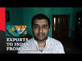 Products exported from Kazakhstan to India