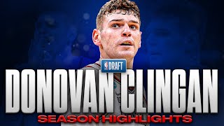 Donovan Clingan Season Highlights | Offense \& Defense | 2024 NBA Draft