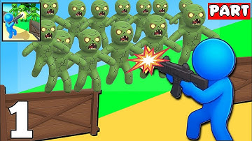 Zombie Apocalypse - Save World Gameplay Android Part 1 - Tutorial Army Zombie War (Android, iOS)